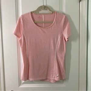 Talbots coral short sleeve tee, size M